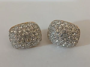 Vintage Swarovski Crystal Clip-on earrings - Picture 1 of 8