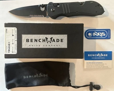 Faca de triagem tática BENCHMADE (917SBK) - Primeira produção - Nova caixa aberta - Imagem 1 de 4