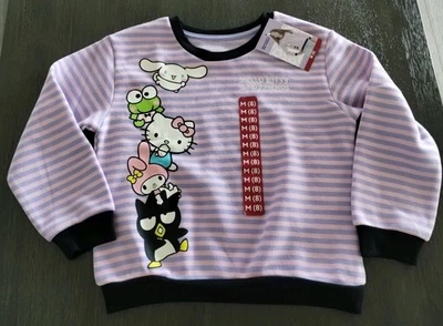 Sudadera Hello Kitty Niñas Cuello Redondo Talla M (8) Letras Bordadas  Foto 1 de 4