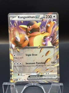Pokemon TCG SV: Escarlata y Violeta 151 #115/165 Kangaskhan ex casi nuevo - Imagen 1 de 4