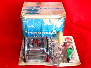 Vintage Penn Senator 113 4/0 Big Game Rolle mit Box/Papier usw. - SEHR SCHÖN!!!a - Bild 1 von 7