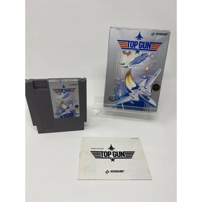 Top Gun Nintendo Entertainment System 1987 NES Complete In Box Konami Tom Cruise - Image 1 of 4