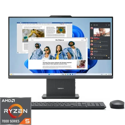 Lenovo IdeaCentre AIO 27" Touchscreen Desktop Ryzen 5 7535HS 16GB 1TB F0HQ004JUS - Image 1 of 3