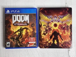 Doom Eternal PS4 Año De Daemon Raze Hell Steelbook Paquete Playstation - Imagen 1 de 14