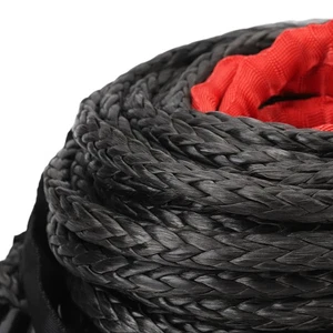Synthetic Winch Line Synthetic Winch Rope 9.5mm X 23m Strong Load Capacity With - Picture 1 of 12