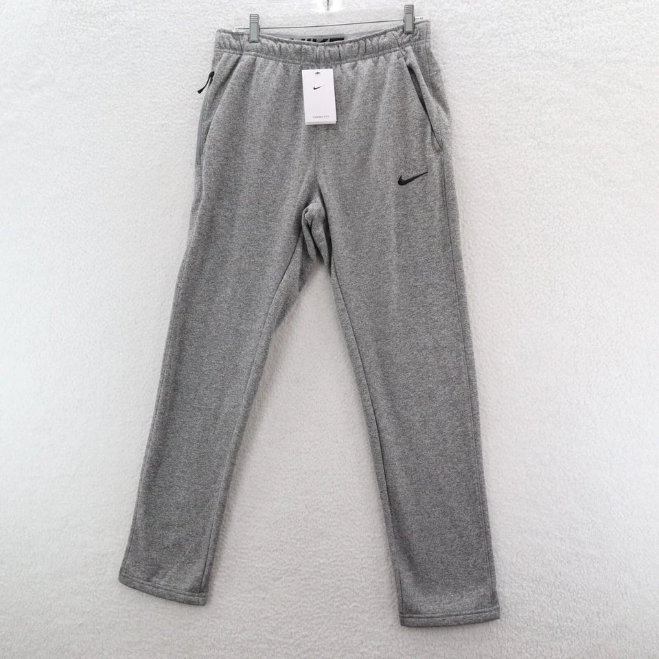 Men's Nike Therma-FIT Sweatpants Grey Size L DQ4856-063