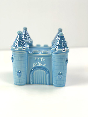 Make Saving Fun With Our Little Prince Blue Ceramic Castle Money Box • 21.95$