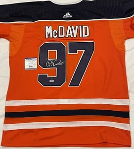 Connor McDavid Signed Autographed Edmonton Oilers Jersey Full Graph PSA/DNA - Picture 1 of 2