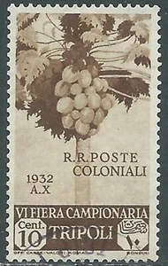 1932 LIBIA USATO VI FIERA DI TRIPOLI 10 CENT - RA11-4 - Imagen 1 de 1