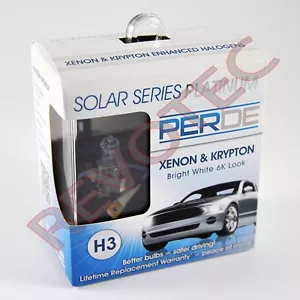 LIFETIME REPLACEMENT WARRANTY PERDE H3 SOLAR PLATINUM HALOGEN LIGHT BULBS - Bild 1 von 3