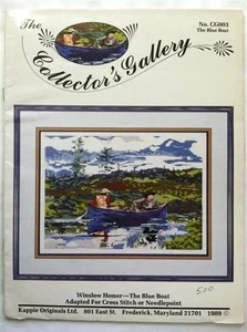 Kappie Collector's Gallery Counted Cross Stitch Chart - Winslow Homer Blue Boat - Picture 1 of 1