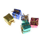 10pcs Christmas Dollhouse Miniature Box Decoration Gift Toy Xmas Tree