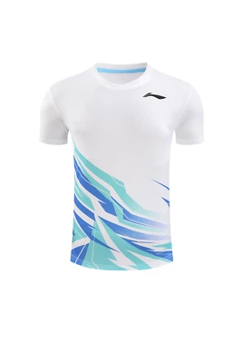 2025 New Li-Ning men's Tops table tennis sportswear tennis clothes T-shirts - Image 1 of 4
