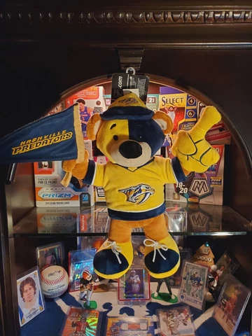 Nashville Predators Cheer Bear 12” Plush Stuffed Animal MAN CAVE GIFT Cover