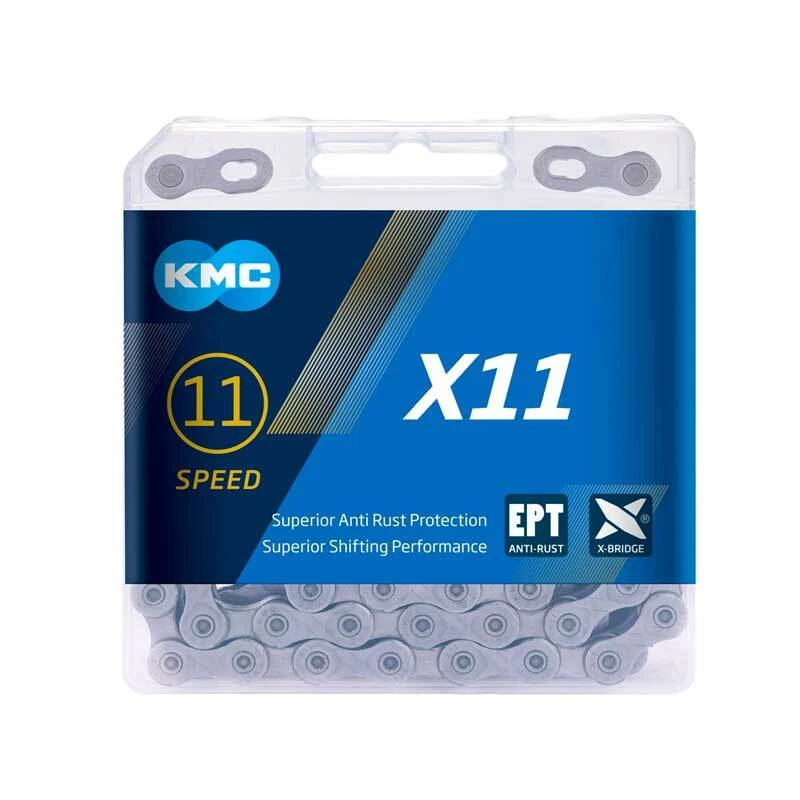 KMC X11 EPT Eco Proteq 11 Speed Chain 116 Links Gray