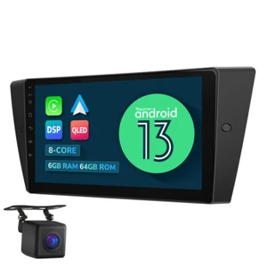 CAM+E90A12S Für BMW E90-E93 9"Android 13 8Kern Autoradio 4G LTE mit Navi CarPlay - Bild 1 von 23