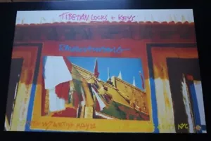 Vintage Offset Litho Print/ Castelli Poster Somerset Paper Tibetan Rauschenberg - Picture 1 of 1