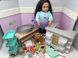 OG Dog & Pet Grooming Salon Play Set W/18”OG Doll-A Cute ty Dog & Extra Counter - Picture 1 of 13