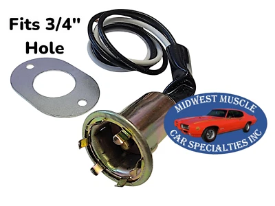 GM Park Tail Stop Señal de giro Lámpara Lateral Bombilla Cableado Arnés Enchufe D34 Foto 1 de 4