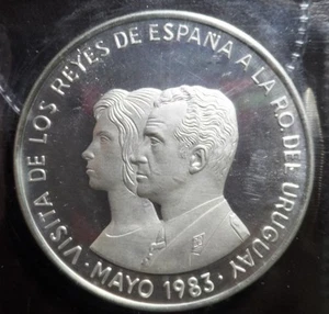 PRUEBA, URUGUAY - 2000 pesos 1983 plata - Imagen 1 de 4