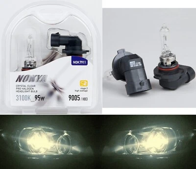 Nokya Warm White 9005 HB3 Nok7911 95W Two Bulbs Head Light Low Beam Replace EO - Image 1 of 4