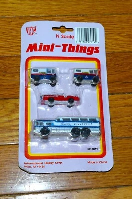 IHC, Mini-Things Vehicles, N Scale, PLASTIC TRUCKS, 52-7019 - Image 1 of 2