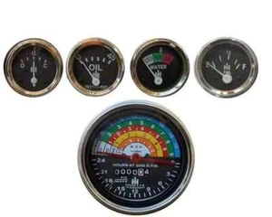For IH-Farmall-340-Tractor-Gas-Dsl-Tachometer-Temp-Oil-Pressure-Amp-Fuel-Gauge - Picture 1 of 4