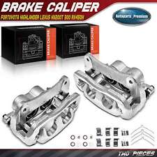 2x Brake Caliper w/Bracket for Toyota Highlander Lexus NX200t Front Left & Right