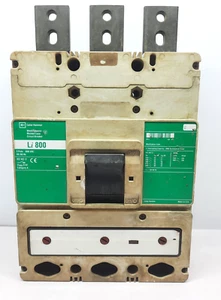 CUTLER HAMMER LI 800 MOLDED CASE CIRCUIT BREAKER 3POLE WITH 800A TRIP UNIT - Picture 1 of 20