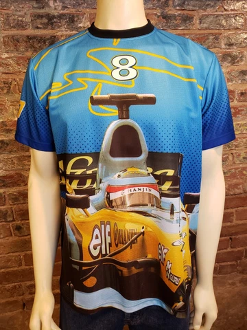 NWT Daring Renault F1 Team Fernando Alonso T-Shirt Precisport Multicolor Mens XL Cover