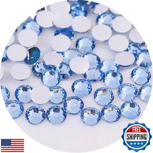 4500 Pcs SS6 2mm Flatback Rhinestones for Nails Art Crafts Glitter Round Gems - Picture 1 of 5