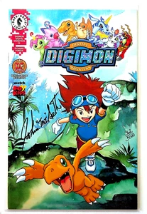 Digimon Digital Monsters #1 Dynamic Forces signiert Joshua Seth (Tai) Dark Horse C - Bild 1 von 3