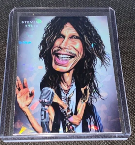 Aerosmith Steven Tyler Karikatur individuelle holografische Kunstkarte Weihnachtsgeschenk - Bild 1 von 5