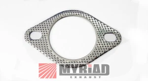 51mm 2 bolt Exhaust gasket Reinforced inc fire anello 2" bore Flange seal joint - Picture 1 of 2