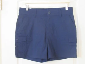 Eddie Bauer Cargo Tasche Shorts BLAUPAUSE Damengröße 12 neu mit Etikett UVP $ 59,99 QUALITÄT - Bild 1 von 2