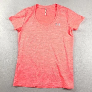 Under Armour T Shirt Pink Short Sleeve Active Gym Workout Womens Basic XS - Picture 1 of 8