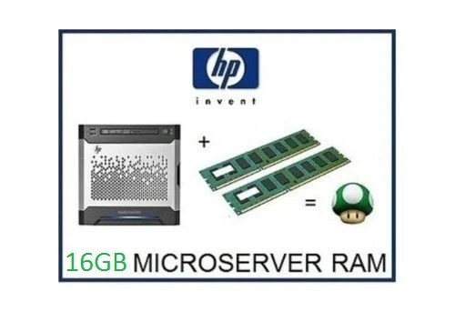 Actualización de memoria RAM de 16 GB -2x8 GB DDR3 ECC para microservidor HP / HPE ProLiant Gen8 - Imagen 1 de 1