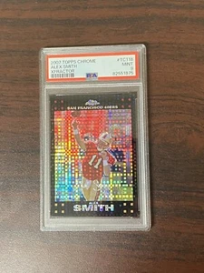 2007 Topps Chrome Alex Smith Xfractor Psa 9 - Picture 1 of 2