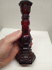 Vintage AVON 1876 CAPE COD COLLECTION CANLESTICK RUBY RED GLASS EMPTY