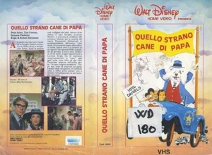 QUELLO STRANO CANE DI PAPA' 1976 VHS EX NOLEGGIO ORIGINALE WALT DISNEY OTTIMA - Foto 1 di 2