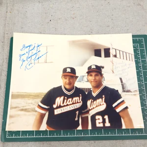Miami Hurricanes Head Coach Ron Fraser Signed Photo Daniel Scott Assistant Coach - Picture 1 of 3
