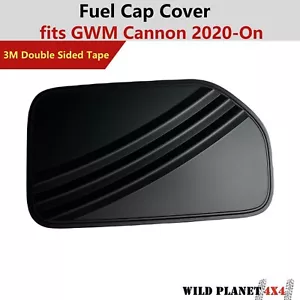 Matte Black Fuel Cap Cover Trim for Great Wall Cannon GWM Ute 2020- Onwards 4WD - Picture 1 of 4