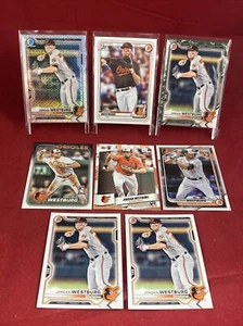JORDAN WESTBURG SP RC Lot (8) 1st Bowman MOJO Rookie CAMO Baseball Card ORIOLES - Picture 1 of 12