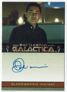 Battlestar Galactica Edición Estreno Autógrafo Automático Alessandro Juliani como Gaeta - Imagen 1 de 2