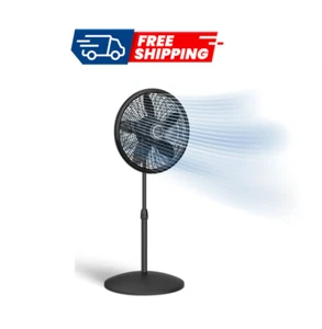 Lasko Elegance & Performance 18" 3-Speed Oscillating Pedestal Fan, Black, 1827 - Picture 1 of 6
