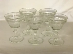 5 sándwich de cristal Duncan & Miller 5 1/4" 5 oz. Tallos de champán - Imagen 1 de 2