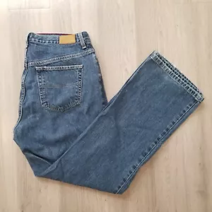 Tommy Hilfiger Women's Jeans sz 14 Regular Inseam Medium Blue Denim 100% Cotton - Picture 1 of 16