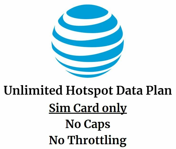 AT&T UNLIMITED DATA Plan ( Leased ) 5G LTE HOTSPOT 80.00 Month PLEASE READ!! - Image 1 of 1