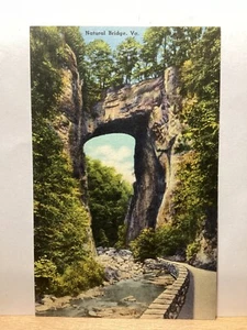 Nature Scene: Natural Bridge, VA - Vintage Postcard - Picture 1 of 3