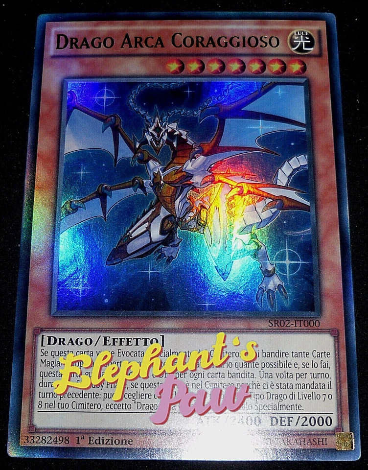 Yugioh - Drago Arca Coraggioso ULTRA RARA - SR02-IT000 1° Edizione - Immagine 1 di 1